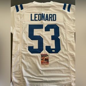 Signed Darius (Shaquille) Leonard jersey. JSA certified, in perfect condition.